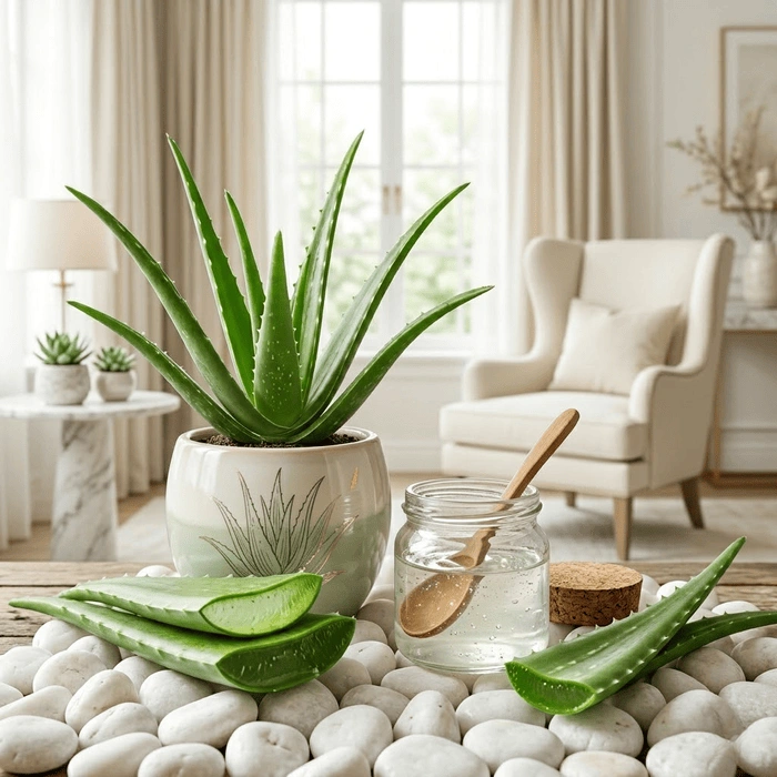 Aloe Vera Gel (Aloe barbadensis miller)